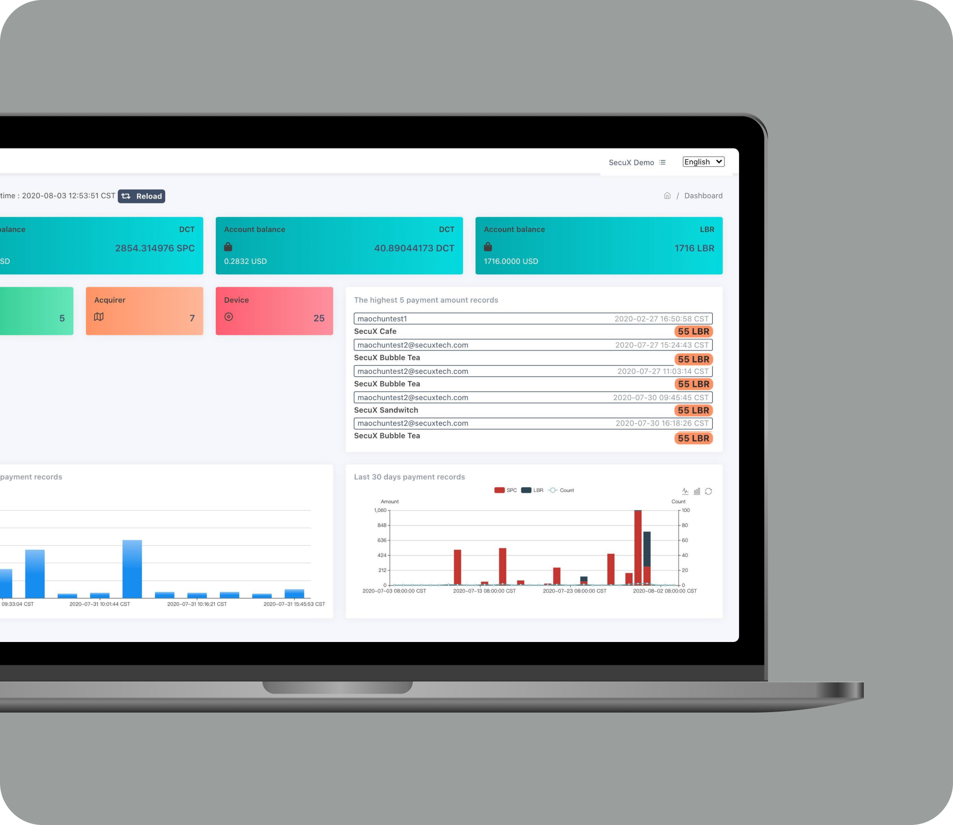 Merchant Dashboard